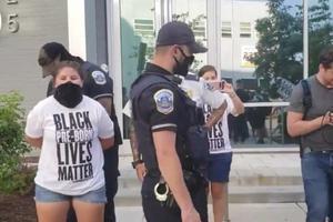 Metropolitan Police arrest a Students for Life volunteer, Aug. 1, 2020 Metropolitan Police arrest a Students for Life volunteer, Aug. 1, 2020