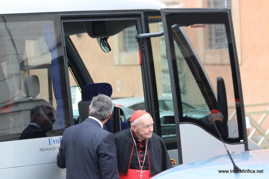 Cardinal Theodore McCarrick arrives at the Vatican on March 5, 2013. Cardinal Theodore McCarrick arrives at the Vatican on March 5, 2013.