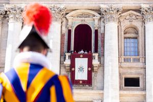 Pope Francis gave his Urbi et Orbi" (to the City and to the World) address and Christmas blessing from the central loggia of St. Peter's Basilica on the Solemnity of the Nativity of the Lord, Dec. 25, 2019. Pope Francis gave his Urbi et Orbi" (to the City and to the World) address and Christmas blessing from the central loggia of St. Peter's Basilica on the Solemnity of the Nativity of the Lord, Dec. 25, 2019.