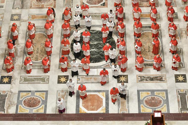 Consistory for the creation of new cardinals in St. Peter's Basilica Nov. 28, 2020. Consistory for the creation of new cardinals in St. Peter's Basilica Nov. 28, 2020.