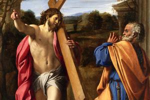 Annibale Carracci, “Christ Appearing to Saint Peter on the Appian Way,” 1602 Annibale Carracci, “Christ Appearing to Saint Peter on the Appian Way,” 1602