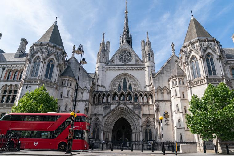 Royal Courts of Justice in London, England. Royal Courts of Justice in London, England.