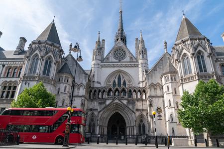Royal Courts of Justice in London, England. Royal Courts of Justice in London, England.