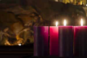 We rejoice on the Third Sunday of Advent. We rejoice on the Third Sunday of Advent.