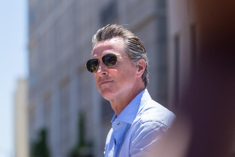 Governor Gavin Newsom of California. Governor Gavin Newsom of California.