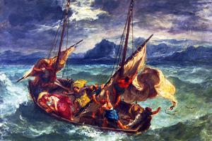 Eugène Delacroix, “Christ on the Sea of Galilee,” 1854 Eugène Delacroix, “Christ on the Sea of Galilee,” 1854