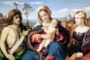Palma Vecchio, “Madonna and Child with Saint John the Baptist and Magdalene,” c. 1521 Palma Vecchio, “Madonna and Child with Saint John the Baptist and Magdalene,” c. 1521