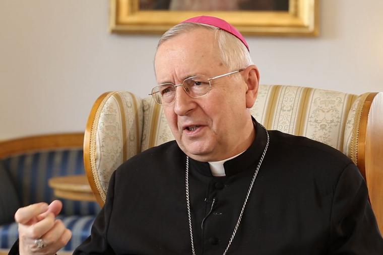 Archbishop Stanislaw Gadecki, the president of the Polish Bishops Conference, in Vatican City during the Synod of Bishops on October 12, 2015. Archbishop Stanislaw Gadecki, the president of the Polish Bishops Conference, in Vatican City during the Synod of Bishops on October 12, 2015.