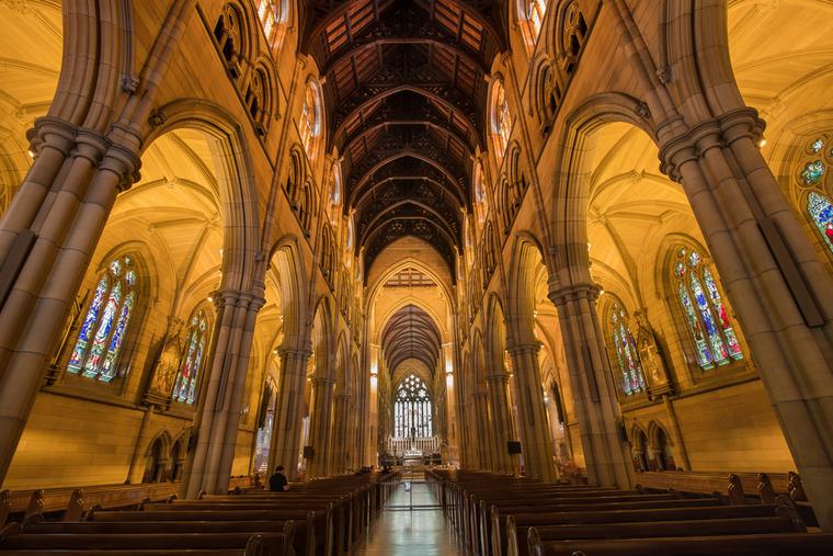 The Cathedral of St Mary in Sydney. The Cathedral of St Mary in Sydney.