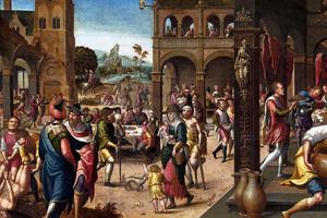 Brunswick Monogrammist, “Parable of the Great Banquet,” c. 1525