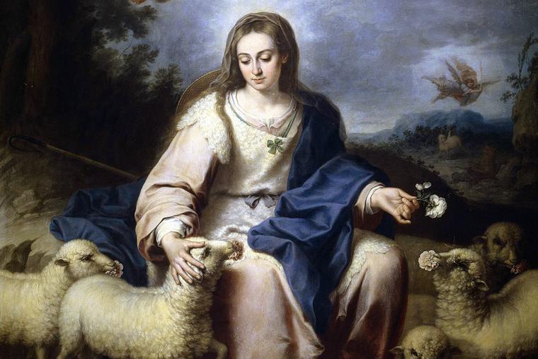 Bernardo Germán de Llórente, “The Virgin as a Shepherdess,” 1732 Bernardo Germán de Llórente, “The Virgin as a Shepherdess,” 1732