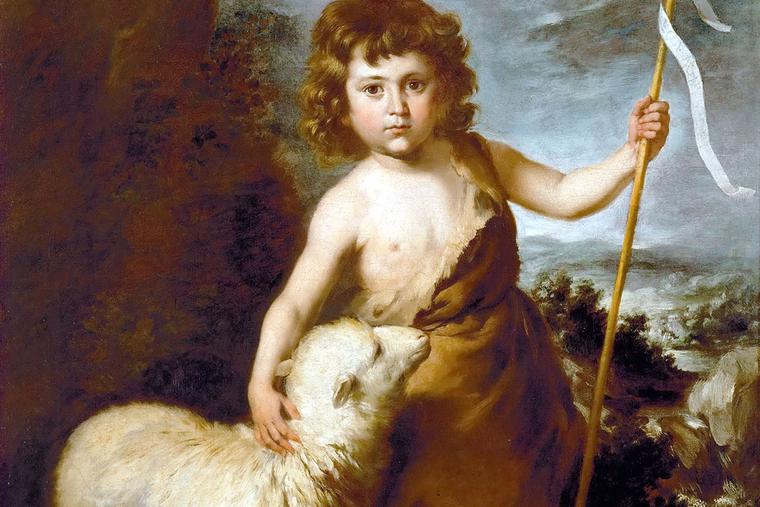 Workshop of Bartolomé Esteban Murillo, “John the Baptist as a Child,” c. 1650 Workshop of Bartolomé Esteban Murillo, “John the Baptist as a Child,” c. 1650