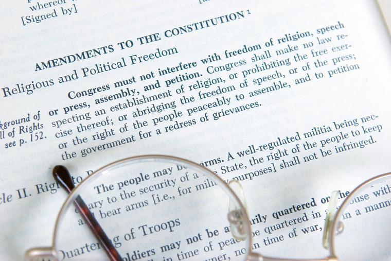 The First Amendment enshrines religious freedom in the Constitution. The First Amendment enshrines religious freedom in the Constitution.