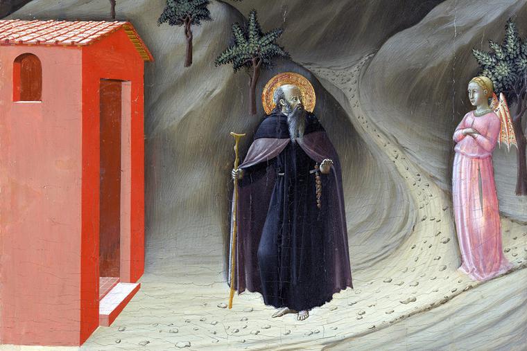 Master of the Osservanza Triptych, “Temptation of St. Anthony the Great,” c. 1435 Master of the Osservanza Triptych, “Temptation of St. Anthony the Great,” c. 1435