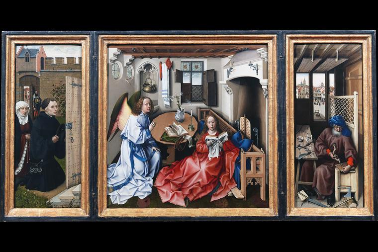 Robert Campin, “Mérode Altarpiece,” c. 1430 Robert Campin, “Mérode Altarpiece,” c. 1430