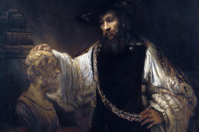 Rembrandt, “Aristotle With a Bust of Homer,” 1653 Rembrandt, “Aristotle With a Bust of Homer,” 1653