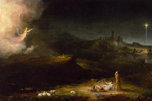 Thomas Cole, “The Angel Appearing to the Shepherds,” 1834 Thomas Cole, “The Angel Appearing to the Shepherds,” 1834