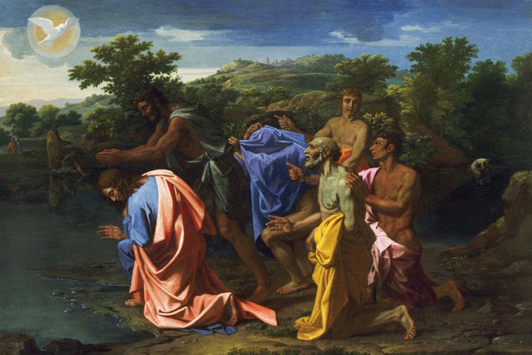 Nicolas Poussin, “The Baptism of Christ,” c. 1658 Nicolas Poussin, “The Baptism of Christ,” c. 1658