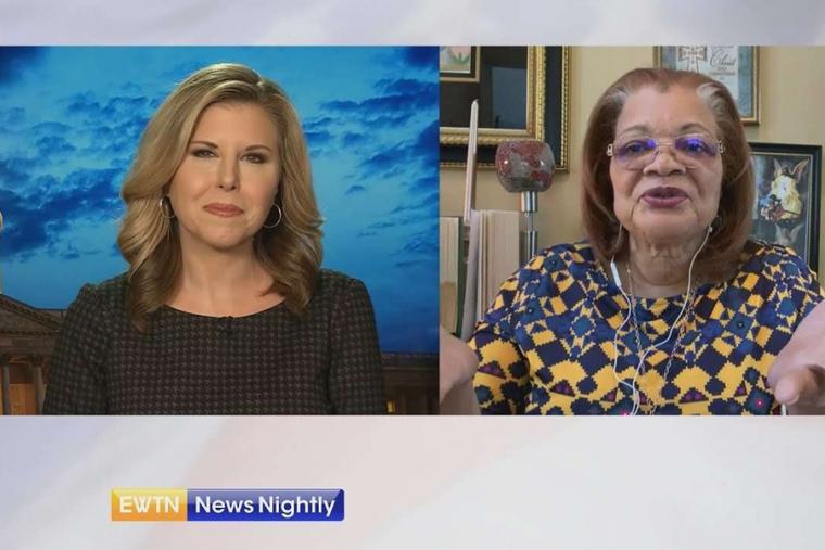 Tracy Sabol and Alveda King on EWTN News Nightly Tracy Sabol and Alveda King on EWTN News Nightly
