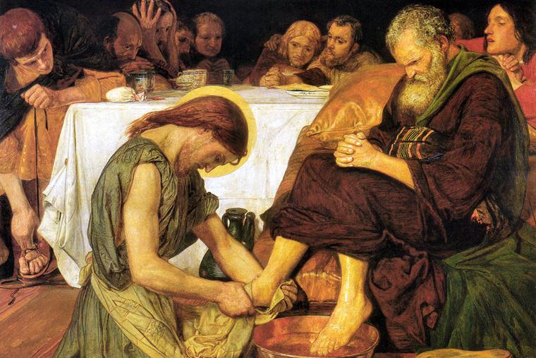 Ford Madox Brown, “Jesus Washing Peter’s Feet,” 1852-1856 Ford Madox Brown, “Jesus Washing Peter’s Feet,” 1852-1856