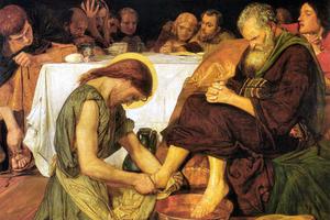 Ford Madox Brown, “Jesus Washing Peter’s Feet,” 1852-1856 Ford Madox Brown, “Jesus Washing Peter’s Feet,” 1852-1856