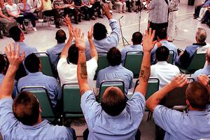 Ministering to those in prison is an important corporal work of mercy. Ministering to those in prison is an important corporal work of mercy.