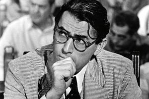Gregory Peck portrays Atticus Finch in the 1962 film version of To Kill a Mockingbird Gregory Peck portrays Atticus Finch in the 1962 film version of To Kill a Mockingbird