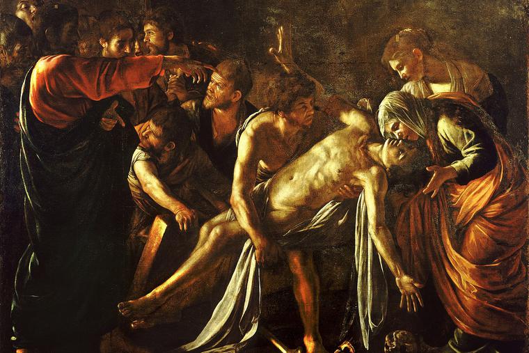 The Raising of Lazarus-Caravaggio (c. 1609) The Raising of Lazarus-Caravaggio (c. 1609)