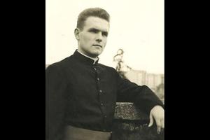 Bishop Peter Esterka as a seminarian or young priest. Bishop Peter Esterka as a seminarian or young priest.