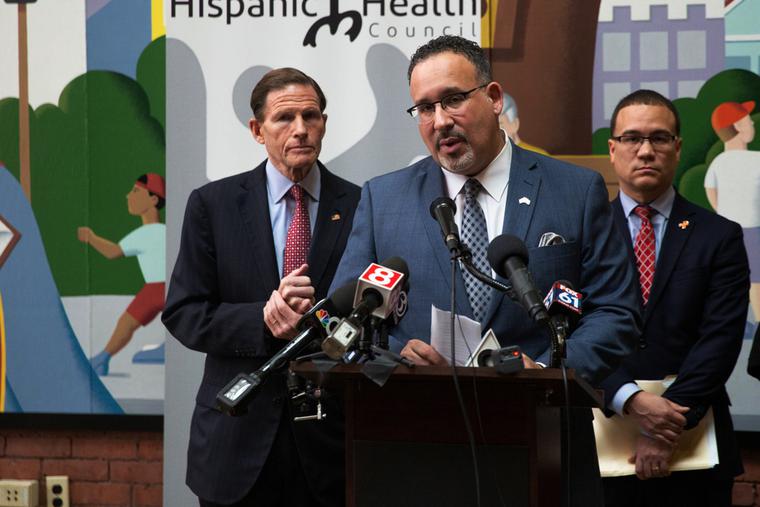 President Joe Biden's pick for Education Secretary, Miguel Cardona. President Joe Biden's pick for Education Secretary, Miguel Cardona.