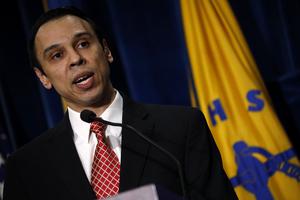 Outgoing HHS Office of Civil Rights Director Roger Severino speaks at a news conference announcing the the creation of the Conscience and Religious Freedom Division at the Department of Health and Human Services Jan. 18, 2018, in Washington. The division, part of the department's Office of Civil Rights, aids medical professionals who object to certain procedures on religious grounds. Outgoing HHS Office of Civil Rights Director Roger Severino speaks at a news conference announcing the the creation of the Conscience and Religious Freedom Division at the Department of Health and Human Services Jan. 18, 2018, in Washington. The division, part of the department's Office of Civil Rights, aids medical professionals who object to certain procedures on religious grounds.