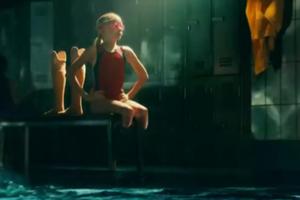 Swimmer Jessica Long is shown in Toyota’s 2021 Super Bowl ad. Swimmer Jessica Long is shown in Toyota’s 2021 Super Bowl ad.