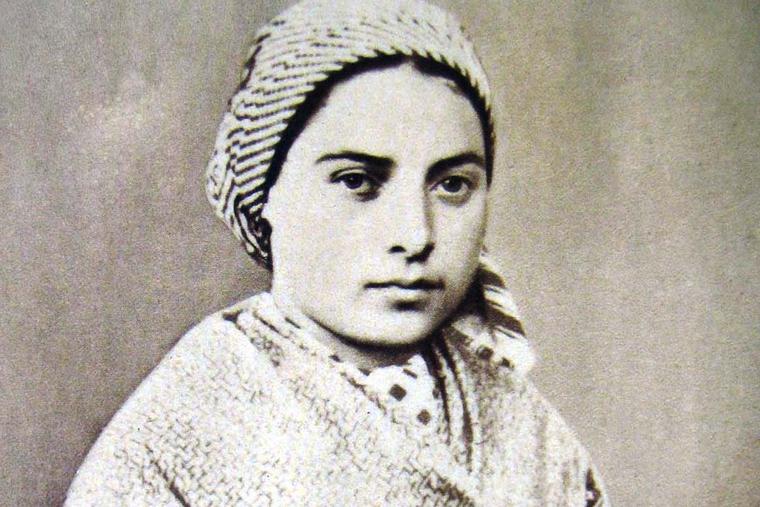 St. Bernadette Soubirous, c. 1858. St. Bernadette Soubirous, c. 1858.