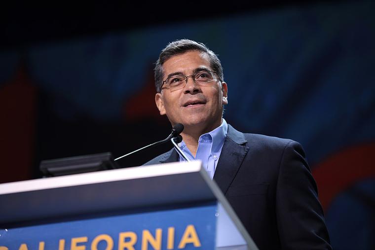 Attorney General Xavier Becerra speaking with attendees at the 2019 California Democratic Party State Convention at the George R. Moscone Convention Center in San Francisco, California. Attorney General Xavier Becerra speaking with attendees at the 2019 California Democratic Party State Convention at the George R. Moscone Convention Center in San Francisco, California.