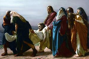 Antonio Ciseri, “The Carrying of Christ’s Body to the Sepulcher,” 1883 Antonio Ciseri, “The Carrying of Christ’s Body to the Sepulcher,” 1883