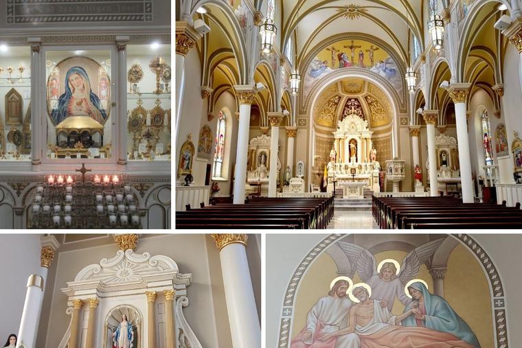 Renovation of this church, dedicated to St. Joseph, highlights the architecture of the early 19th century. A vast relics collection is a devotional highlight. Renovation of this church, dedicated to St. Joseph, highlights the architecture of the early 19th century. A vast relics collection is a devotional highlight.
