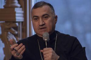 Chaldean Archbishop Bashar Warda of Erbil, Iraq speaks at Georgetown University on February 15, 2018. Chaldean Archbishop Bashar Warda of Erbil, Iraq speaks at Georgetown University on February 15, 2018.