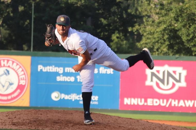 Reagan Todd pitches in Boise, Idaho, in 2019. Reagan Todd pitches in Boise, Idaho, in 2019.