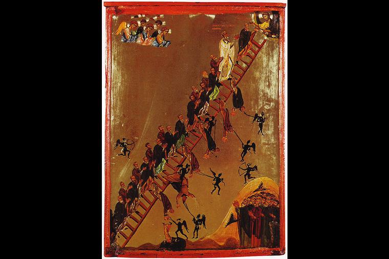 12th-century Sinai icon depicting ‘The Ladder of Divine Ascent’ 12th-century Sinai icon depicting ‘The Ladder of Divine Ascent’
