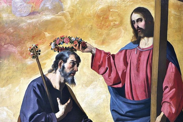 FRANCISCO DE ZURBARÁN, ‘THE CORONATION OF ST. JOSEPH,’ 1640 FRANCISCO DE ZURBARÁN, ‘THE CORONATION OF ST. JOSEPH,’ 1640