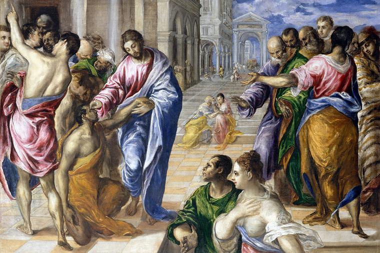 El Greco, “The Man Born Blind,” ca. 1573, Metropolitan Museum of Art El Greco, “The Man Born Blind,” ca. 1573, Metropolitan Museum of Art