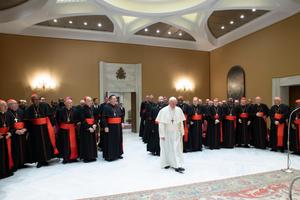 Pope Francis gave an address to the participants in the Plenary Assembly of the Congregation for Divine Worship and the Discipline of the Sacraments at the Vatican on Feb. 14, 2019. Pope Francis gave an address to the participants in the Plenary Assembly of the Congregation for Divine Worship and the Discipline of the Sacraments at the Vatican on Feb. 14, 2019.