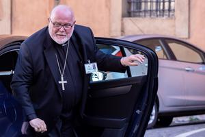 Cardinal Reinhard Marx
arrives for the afternoon session of the Amazon Synod at the Vatican, October 8, 2019.