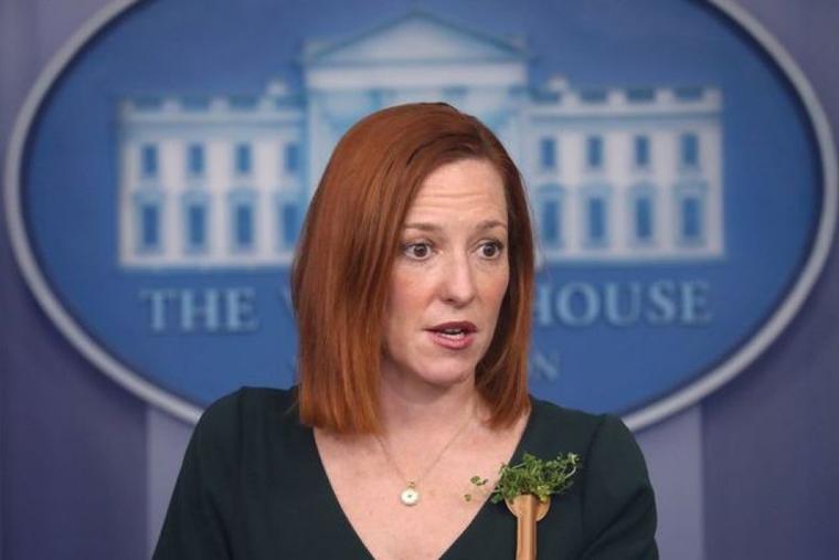 White House press secretary Jen Psaki during a press briefing March 17, 2021. White House press secretary Jen Psaki during a press briefing March 17, 2021.