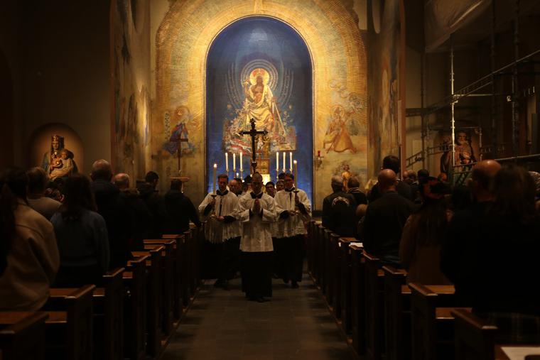 Mass is held at Christ the King Church in Gothenburg, Sweden. Mass is held at Christ the King Church in Gothenburg, Sweden.