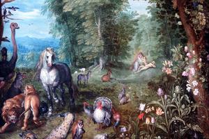 Jan Brueghel the Younger, “Paradise with the Creation of Eve,” ca. 1638 Jan Brueghel the Younger, “Paradise with the Creation of Eve,” ca. 1638
