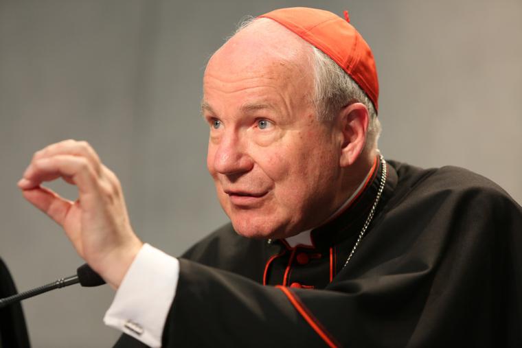 Cardinal Christoph Schomborn, archbishop of Vienna and the president of the Austrian Bishops' Conference, at a press conference on Pope Francis' post-synodal apostolic exhortation "Amoris Laetitia" (the Joy of Love) at the Holy See Press Office in Vatican City on April 8, 2016. Cardinal Christoph Schomborn, archbishop of Vienna and the president of the Austrian Bishops' Conference, at a press conference on Pope Francis' post-synodal apostolic exhortation "Amoris Laetitia" (the Joy of Love) at the Holy See Press Office in Vatican City on April 8, 2016.