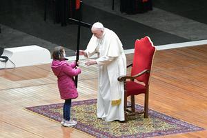 Pope Francis presides at the Stations of the Cross outside St. Peter's Basilica on April 2. Pope Francis presides at the Stations of the Cross outside St. Peter's Basilica on April 2.