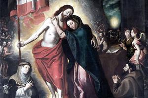 Daniele Monteleone, “The Risen Christ Appears to His Mother,” 1600 Daniele Monteleone, “The Risen Christ Appears to His Mother,” 1600