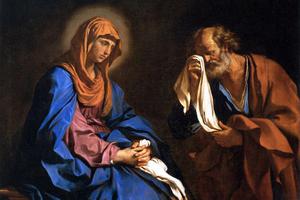 Guercino, “St. Peter Weeping Before the Virgin,” 1647 Guercino, “St. Peter Weeping Before the Virgin,” 1647
